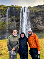 Daughter, Brandy and Son, Dirk at Seljalandsfoss Falls