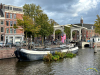 Longtime Stationary Barge on a Canal